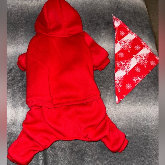 M Sweat outfit onsie, Worn only once + bandana - Picture 3 of 3